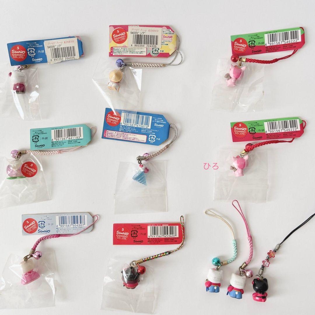 ご当地キティおまとめ　根付ストラップ　地域限定キティ