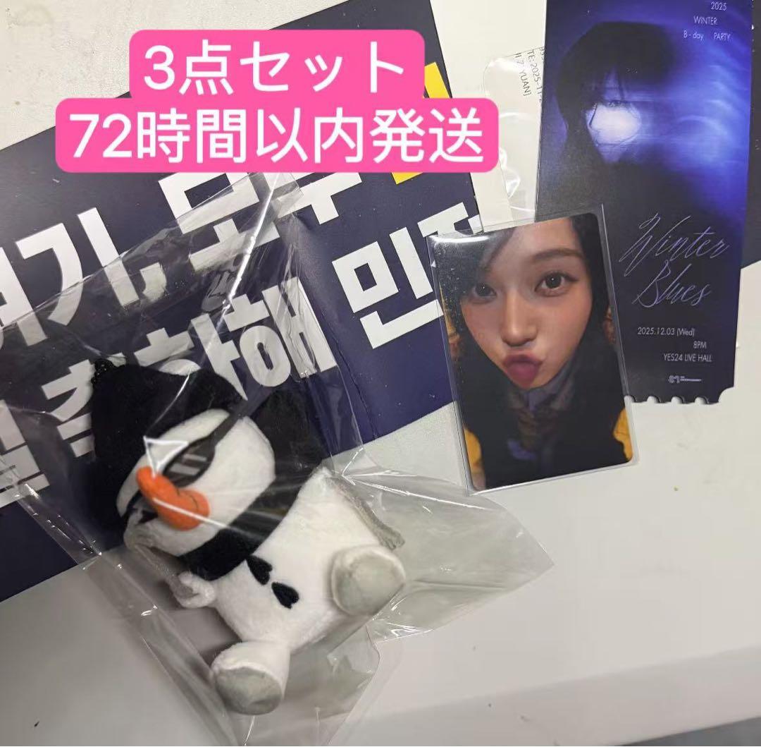 aespa ウィンター 誕生日 入場限定 トレカ ぬいぐるみ　セット