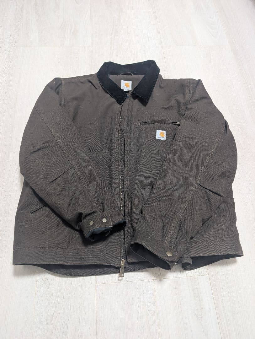 Carhartt デトロイトジャケット XL ブラウン