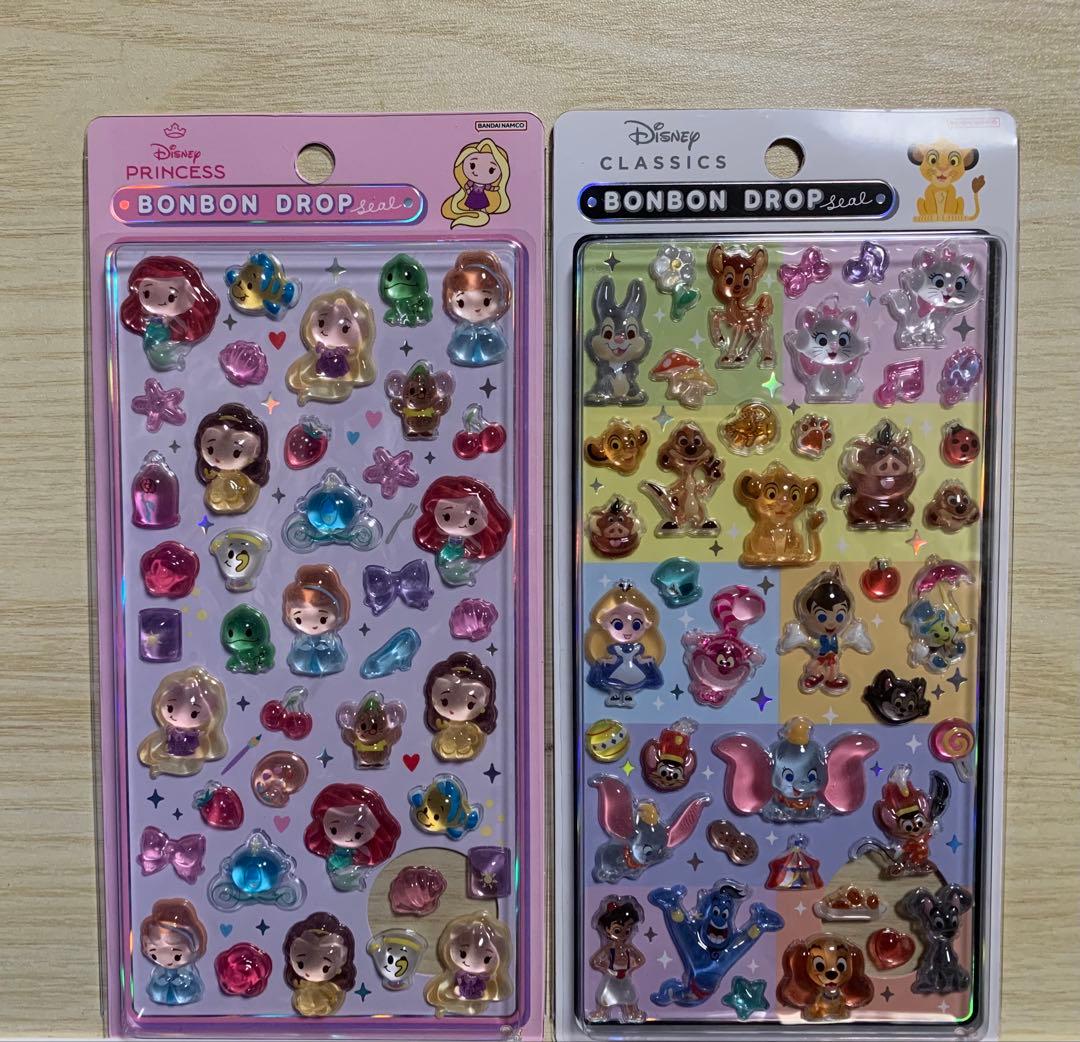ディズニーボンボンドロップシール クラシック プリンセス