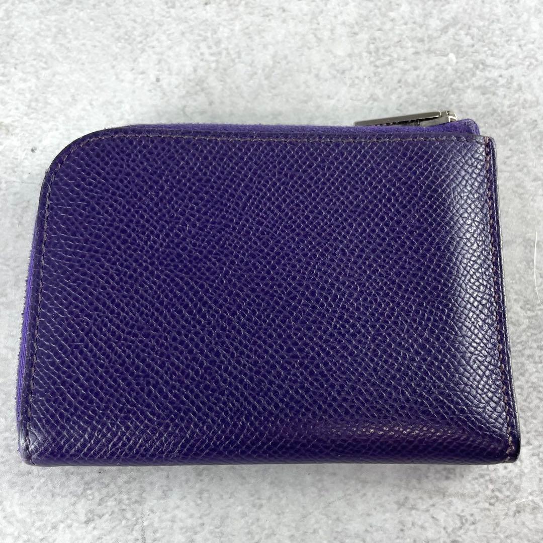 良品✨ HERMES エルメス リミックス カードケース レザー パープル