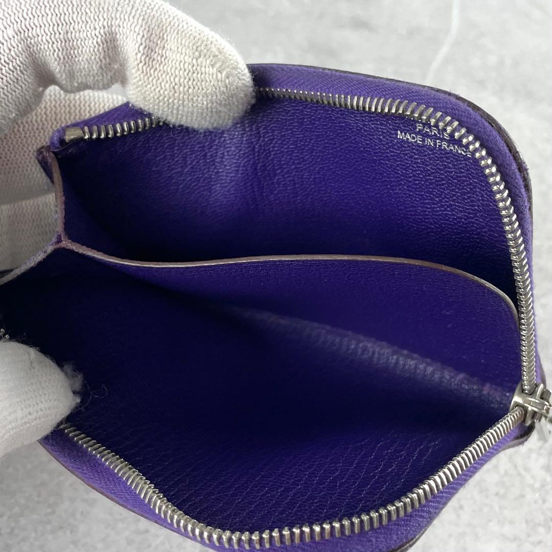 良品✨ HERMES エルメス リミックス カードケース レザー パープル