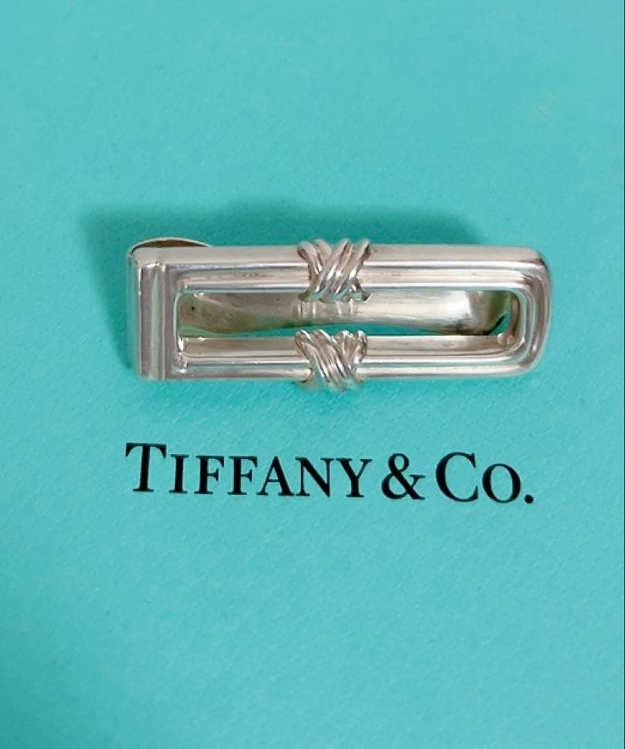 ティファニー　TIFFANY&Co. マネークリップ　Sv925 シグネチャー