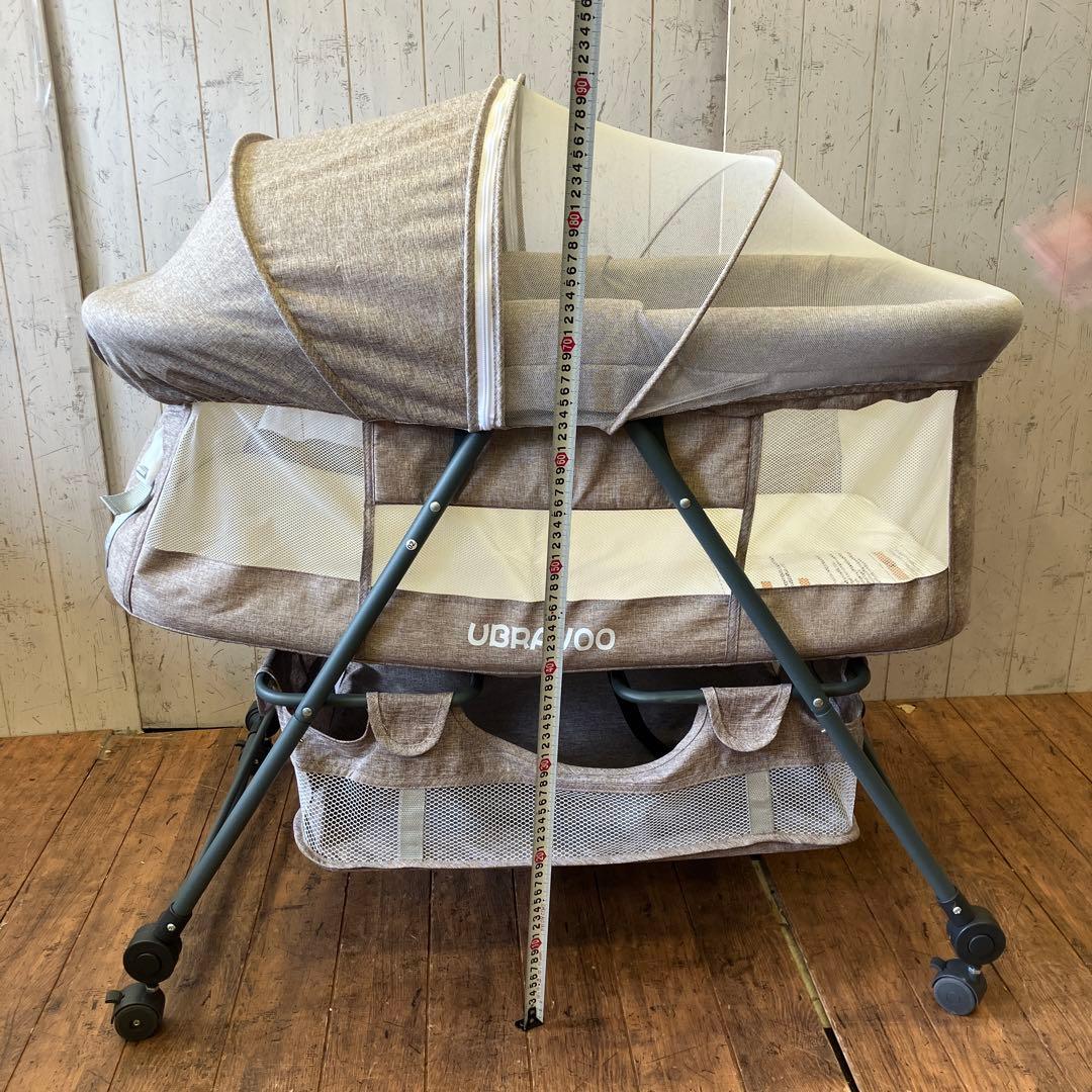 UBRAVOO ユーブラボー 折りたたみ式 ベビーベッド マットレス ベビー寝具