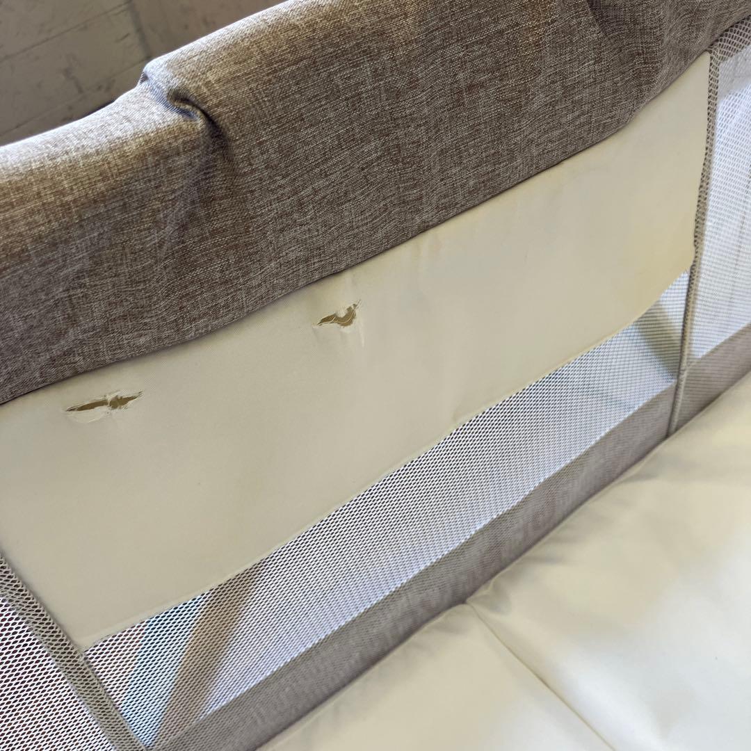 UBRAVOO ユーブラボー 折りたたみ式 ベビーベッド マットレス ベビー寝具