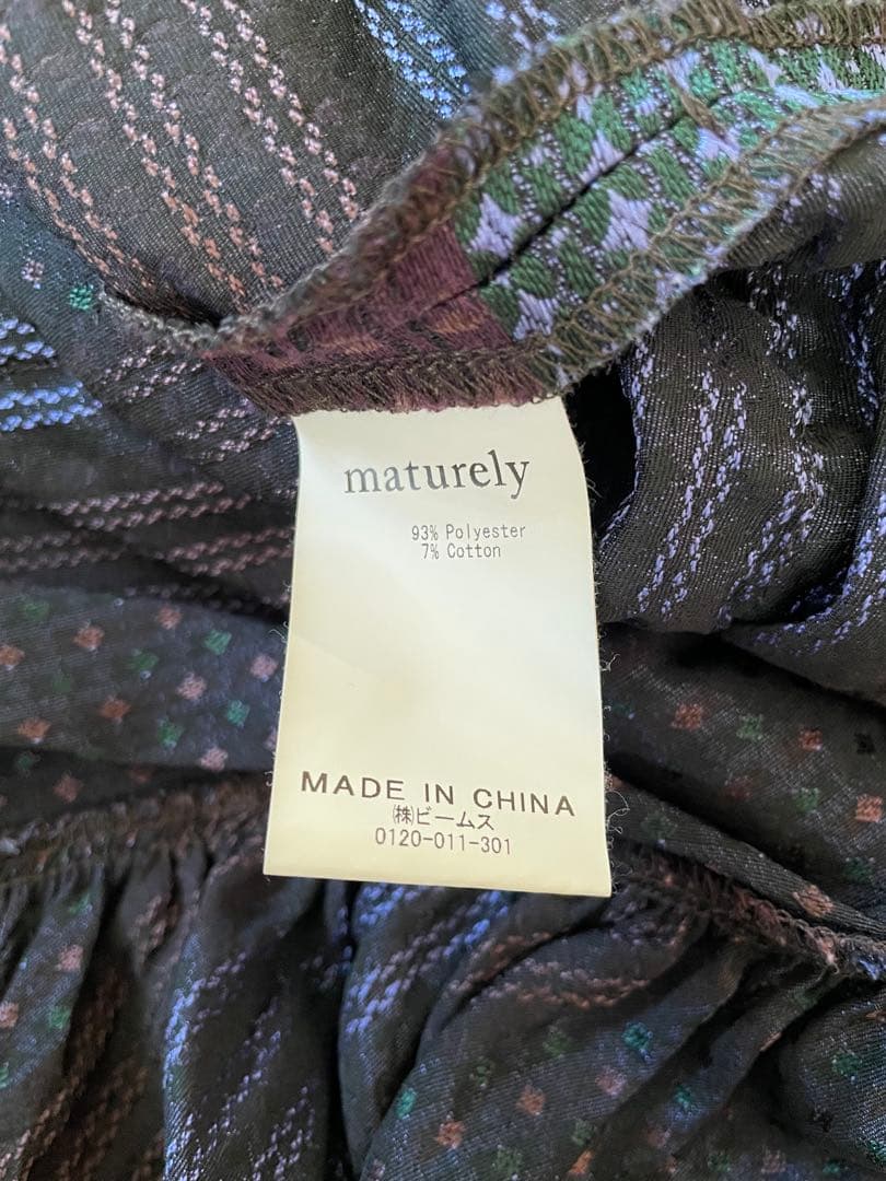 ワンピース maturely / Jacquard Western Dress