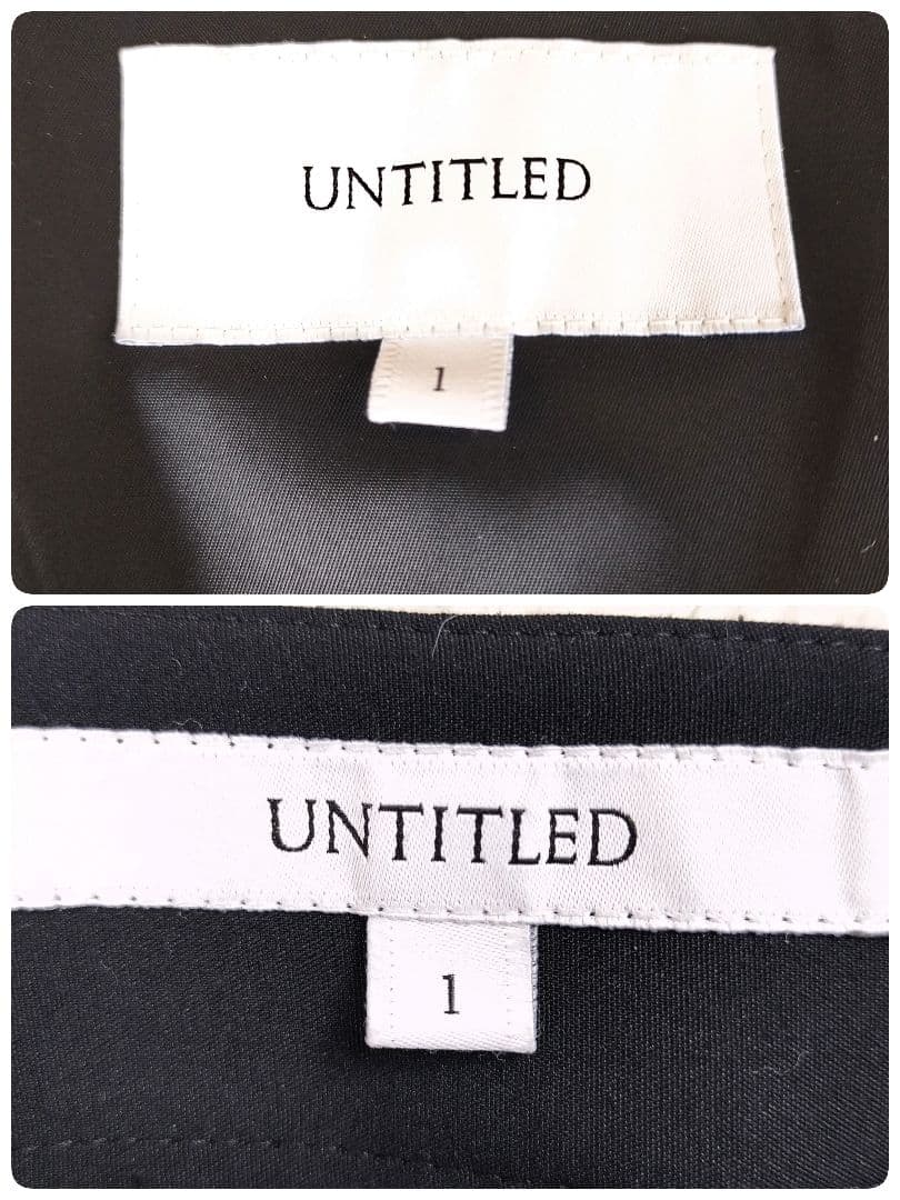 ✨️美品✨️ アンタイトル セットアップ パンツスーツ ノーカラー 洗える S