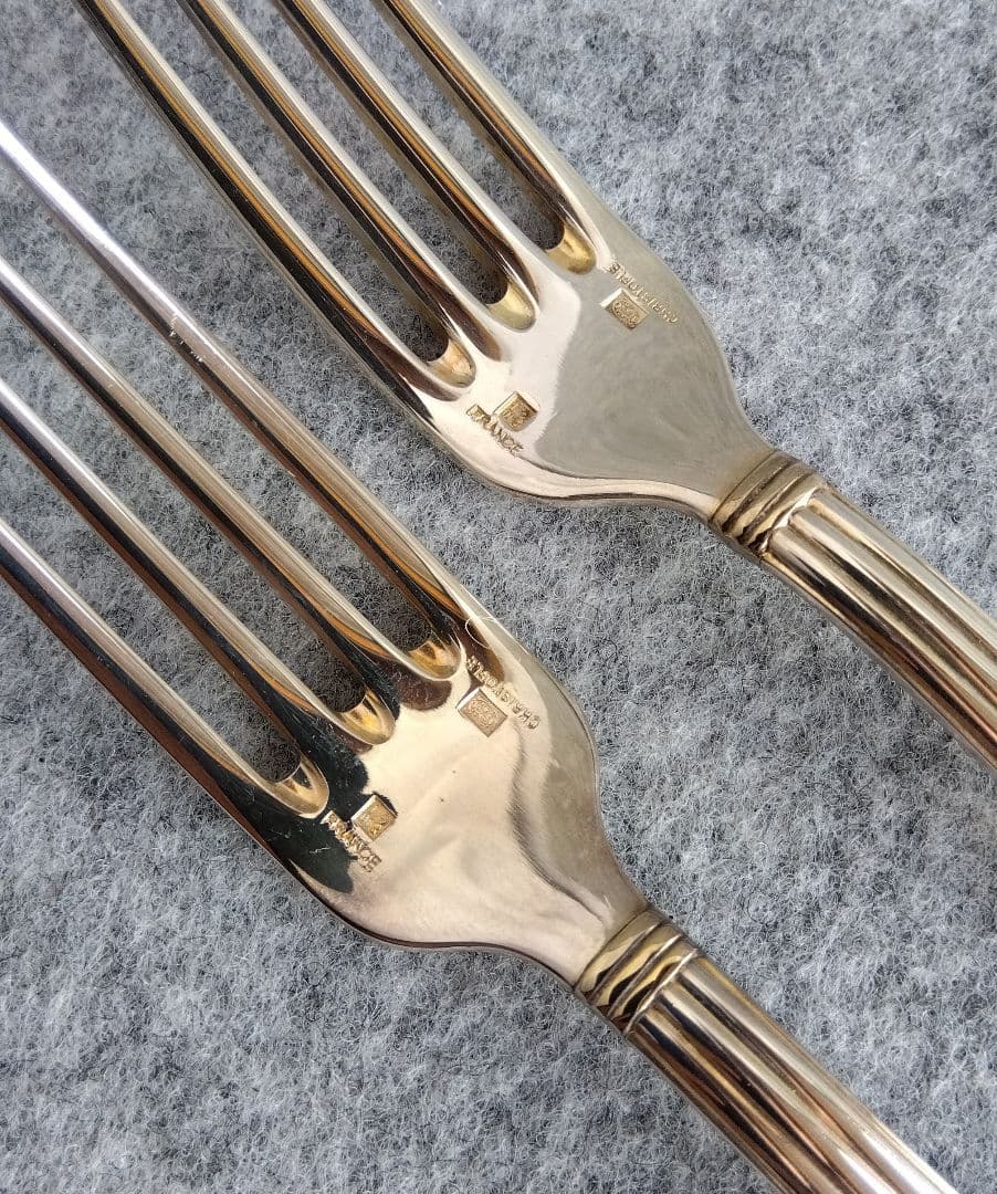 クリストフル アリアゴールドリング Christofle カトラリーセット 6点