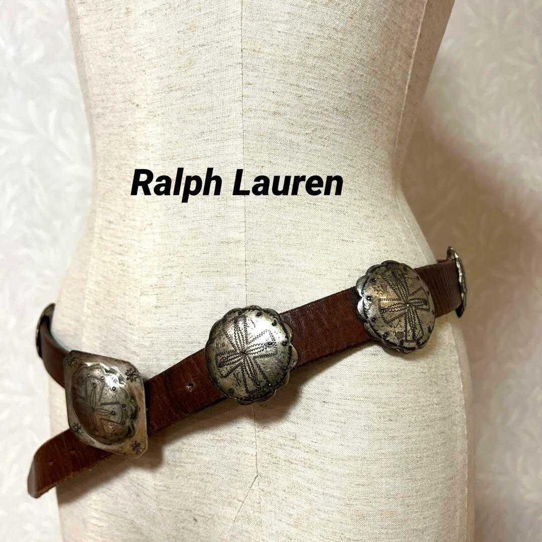 RAPH LAUREN ラルフローレン コンチョ ベルト