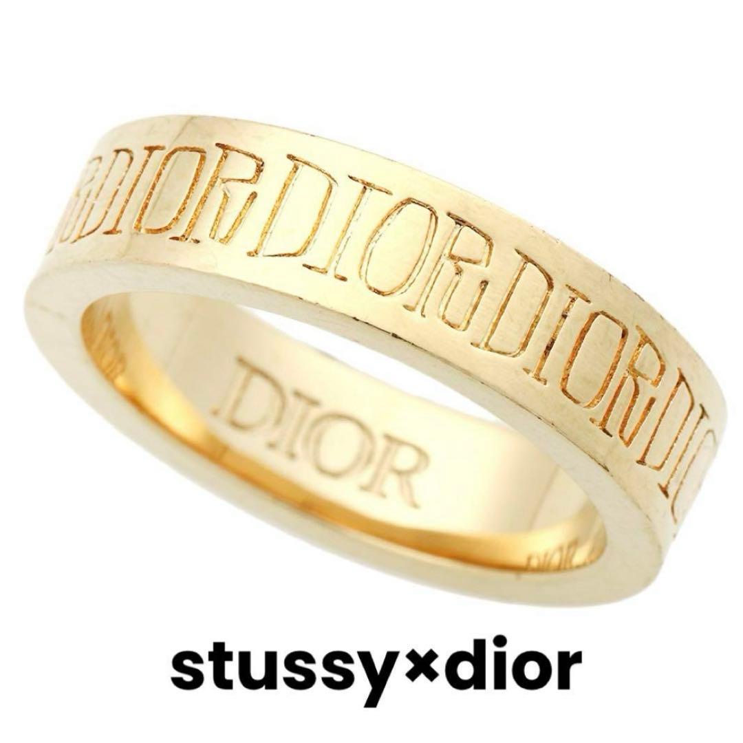 DIOR × ショーンステューシー STUSSY ロゴ リング
