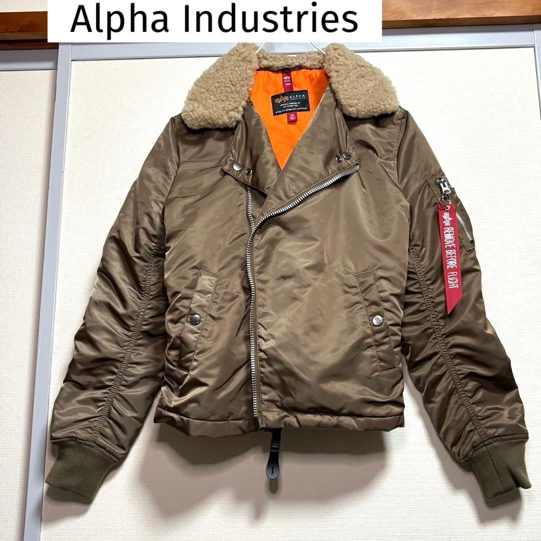 【美品】ALPHA★B-15 モッド　ボンバージャケット　ロングスリーブ　短丈