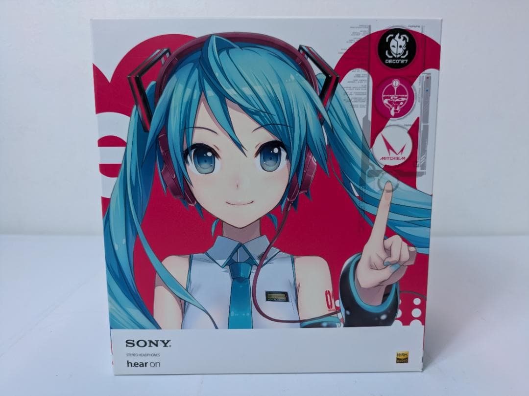 SONY 初音ミク ヘッドホン hear on MDR-100A 新品