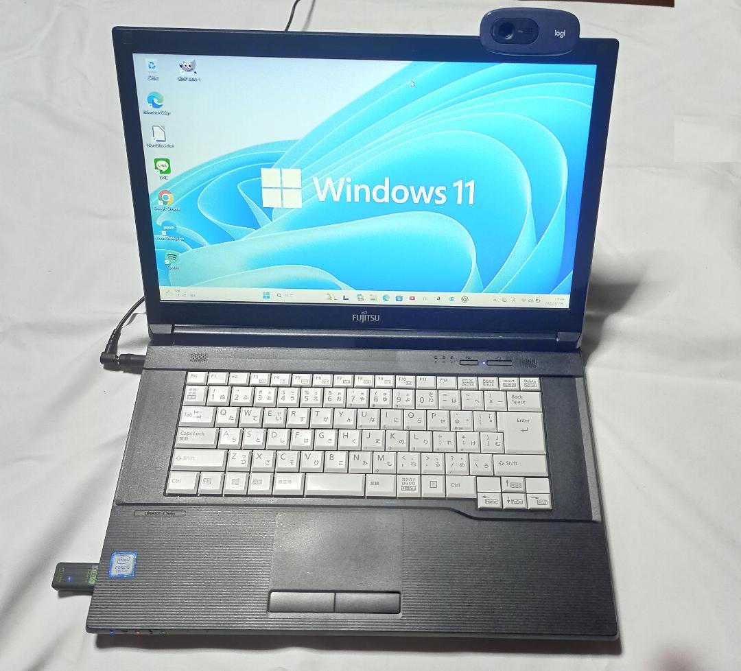 富士通 第８世代i5 オフィス、テレワーク可、大画面！