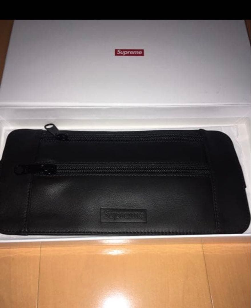 希少 Supreme Leather Waist/シュプリーム ポーチ