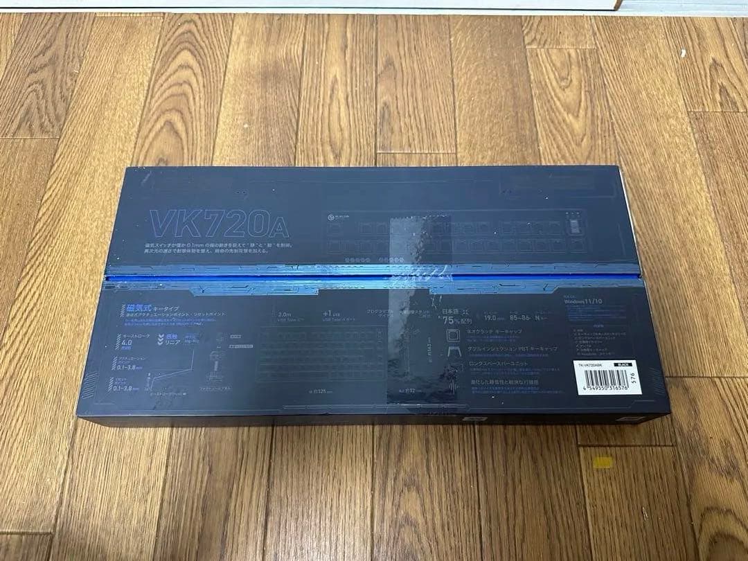 新品ELECOM VK720A TK-VK720ABKゲーミング　キーボード