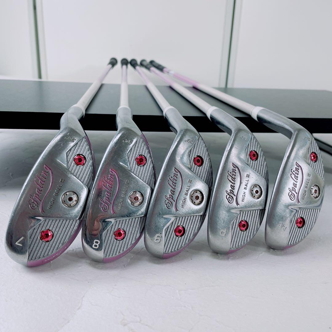 スポルディング　ユーティリティ　ハイボール　L 7-A/C 5本　N2377