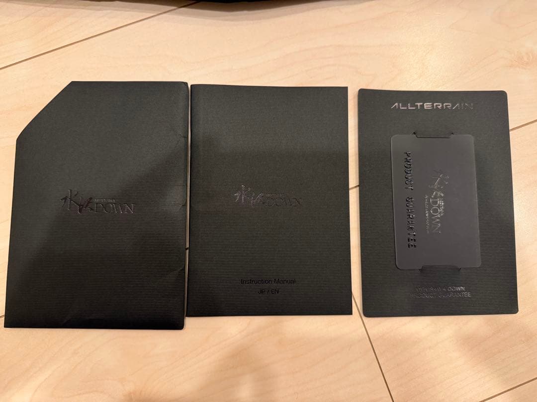 DESCENTE ALLTERRAIN 水沢ダウン　マウンテニア ブラック　M