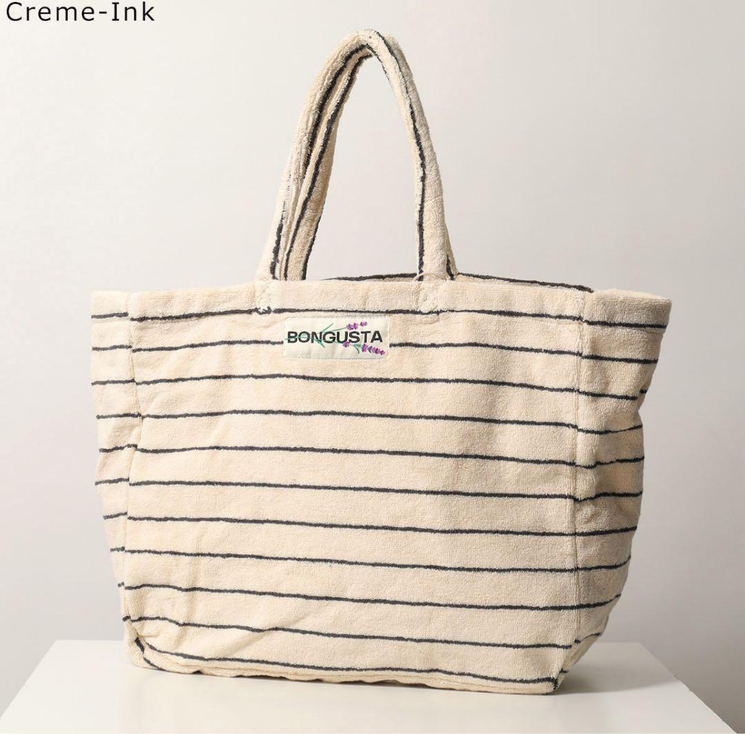 BONGUSTA トートバッグ　cream&ink