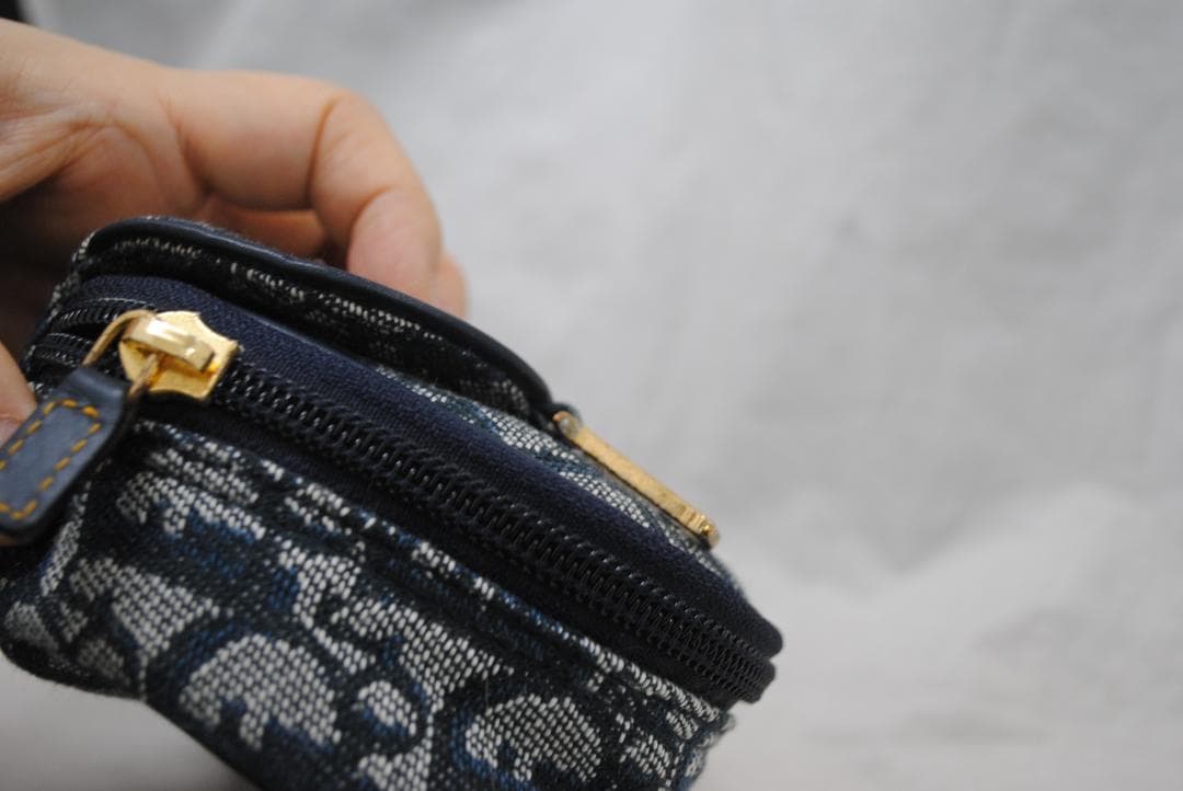 [1891]Christian Dior ディオール トロッター サドル ポーチ