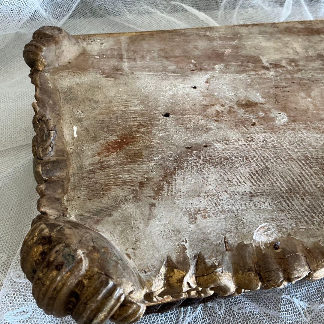 【重厚】フランス　アンティーク　ディスプレイ台　台座　ポワドレ　時計台