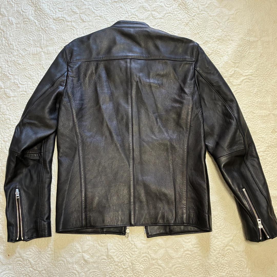 【即日発送】極美品 LIDNMリドム　シングルライダースジャケット　シープスキン