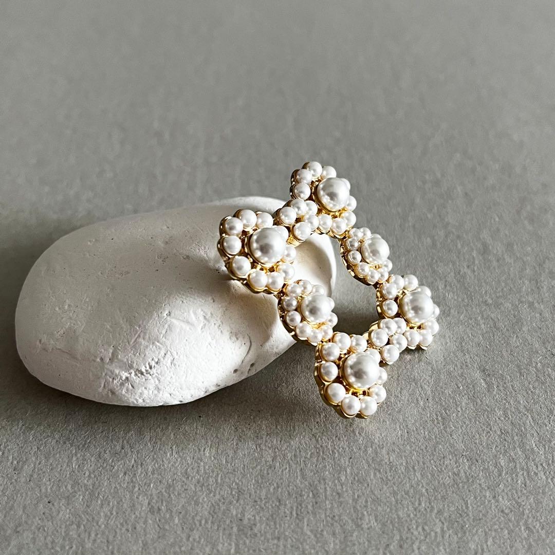 iris47／mimosa broochブローチ・ゴールド