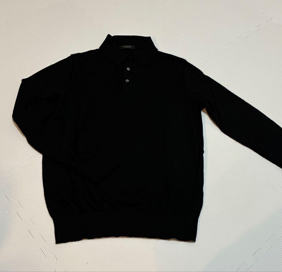 エルメネジルドゼニア　カシミヤニット黒