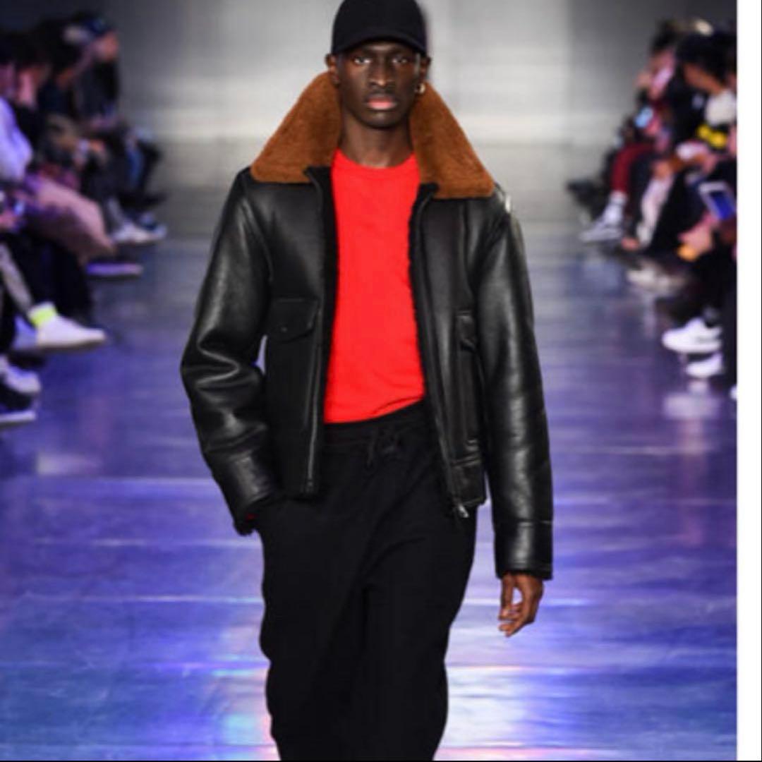 定価34万円　AMI Alexandre Mattiussi シープレザー　極暖