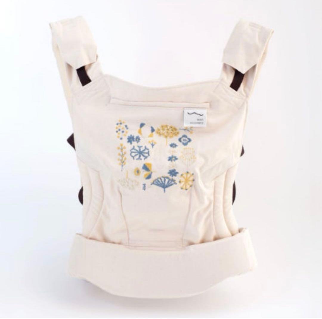 サンビーチ 花柄刺繍 抱っこ紐