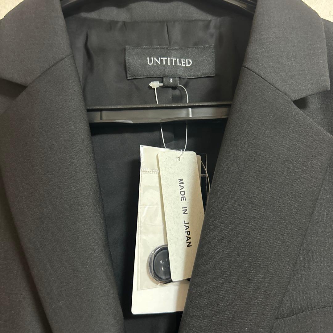 新品未使用UNTITLED アンタイトル スーツ パンツ セット　Lサイズ