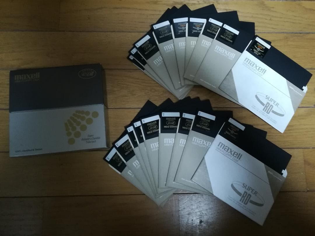 ㋙maxell 5インチフロッピーディスク18枚セット