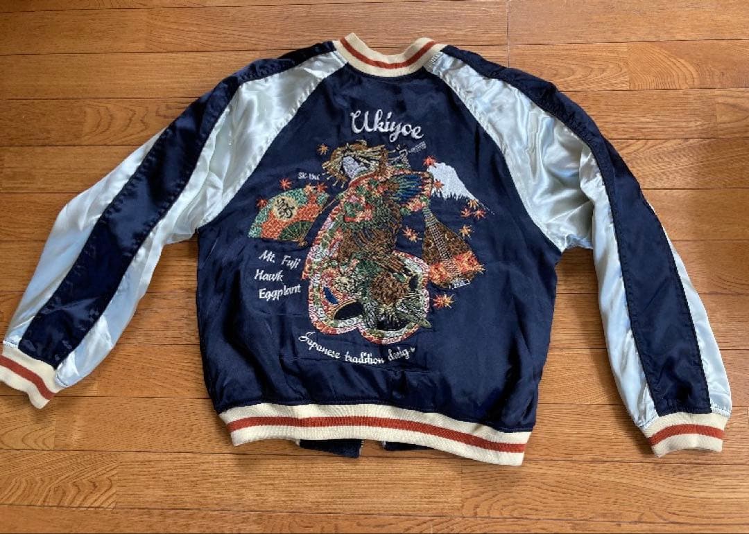 爆烈爛漫娘　完売　リバース　スカジャン　雷様＆芸者　サイズ38 M相当