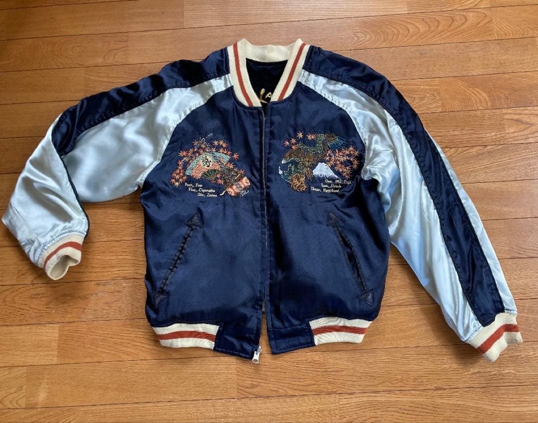 爆烈爛漫娘　完売　リバース　スカジャン　雷様＆芸者　サイズ38 M相当