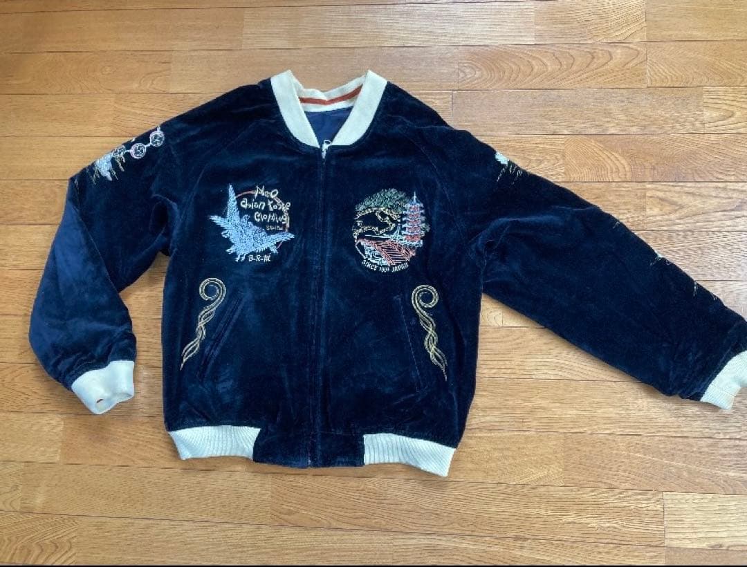 爆烈爛漫娘　完売　リバース　スカジャン　雷様＆芸者　サイズ38 M相当