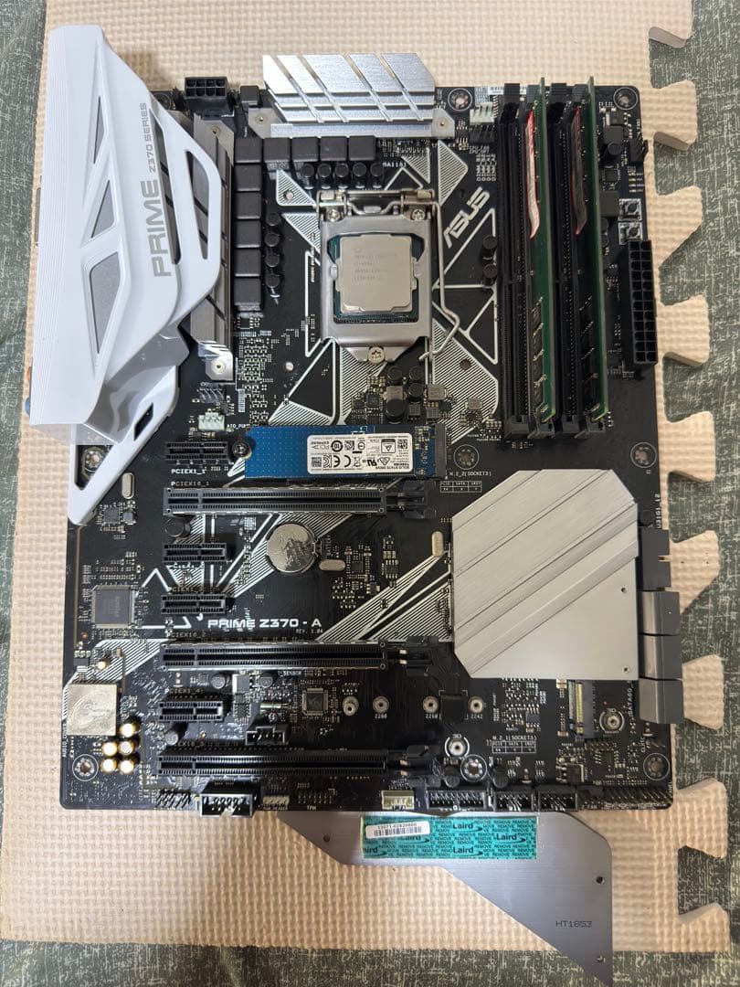 マザーボード Asus Z370 prime + Cpu i7-8700