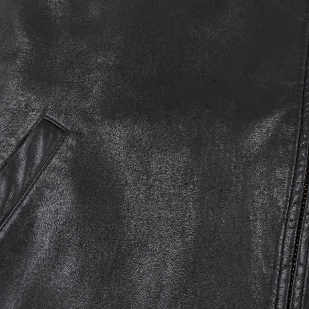 90s Polo Ralph Lauren Leather Jacket 黒