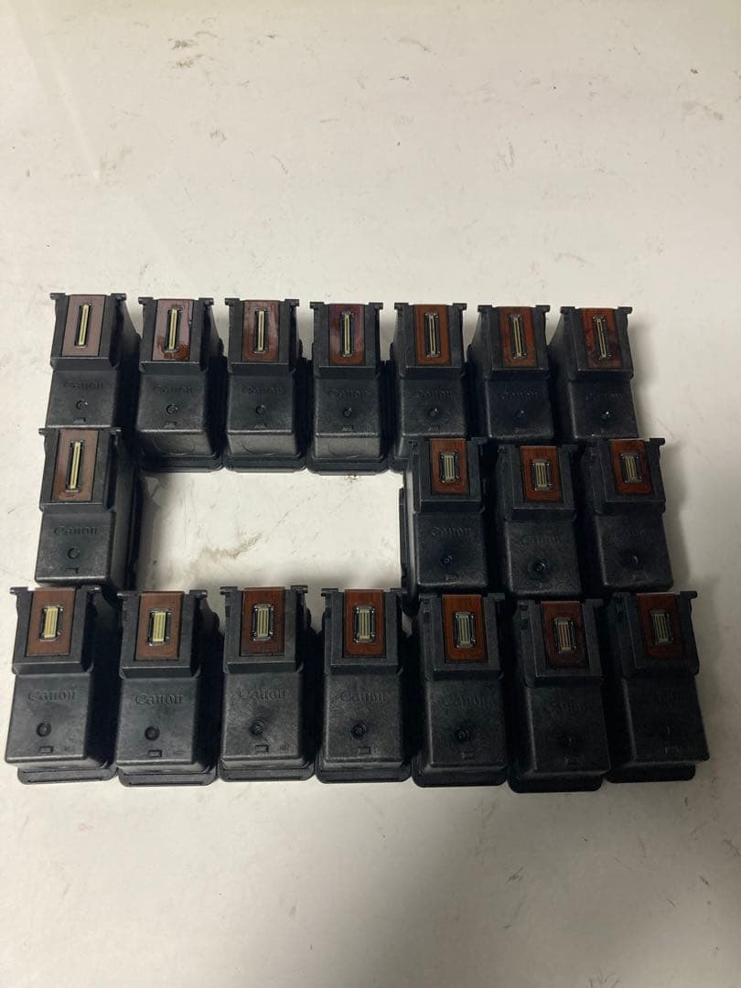 【使用済み】Canon プリンター 純正インクカートリッジ 74個セット