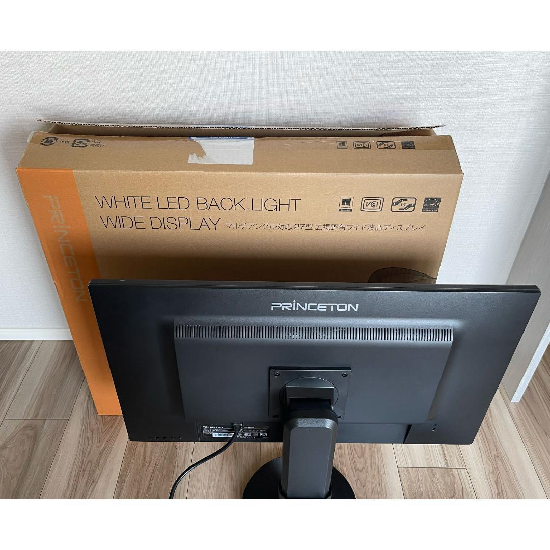 美品 プリンストンPTFBLS-27W 27インチ 液晶ディスプレイ モニター