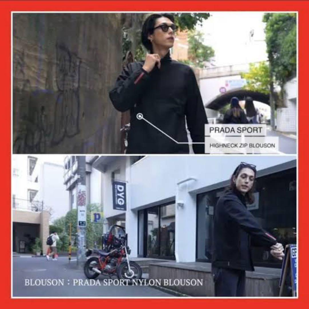 PRADA SPORT モーガン蔵人 GORE-TEX ナイロンジャケット 黒