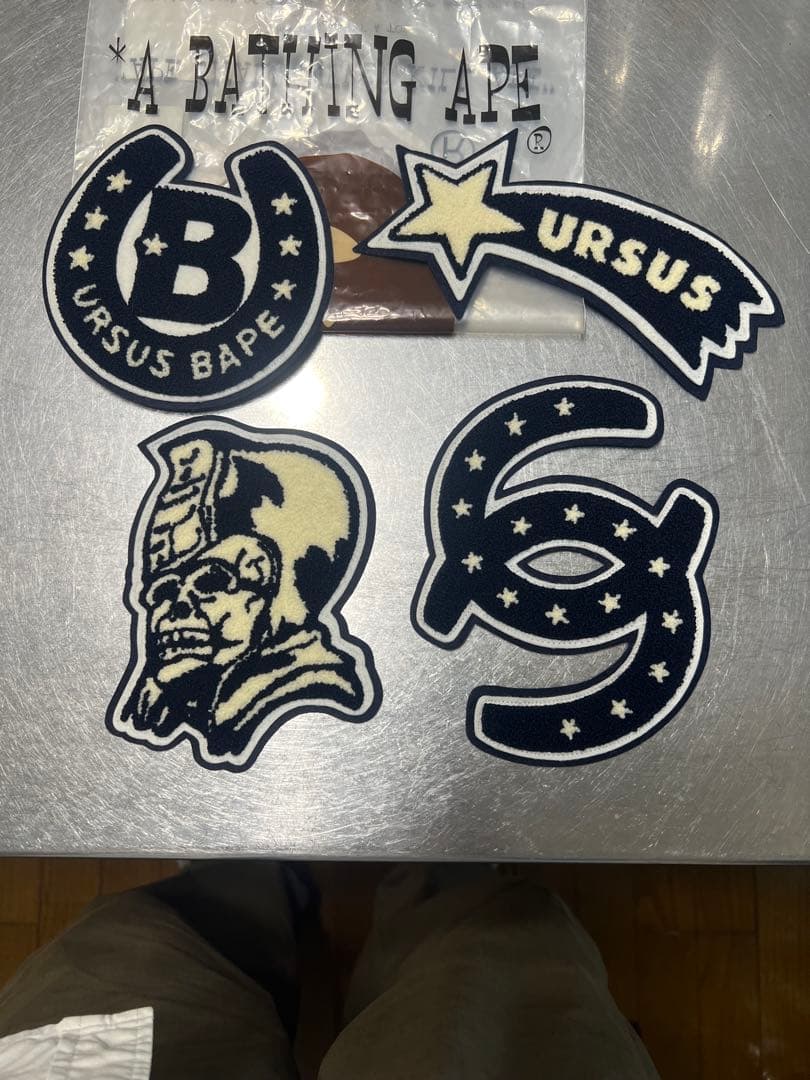 URSUS BAPE アーサスベイプ ワッペンセット
