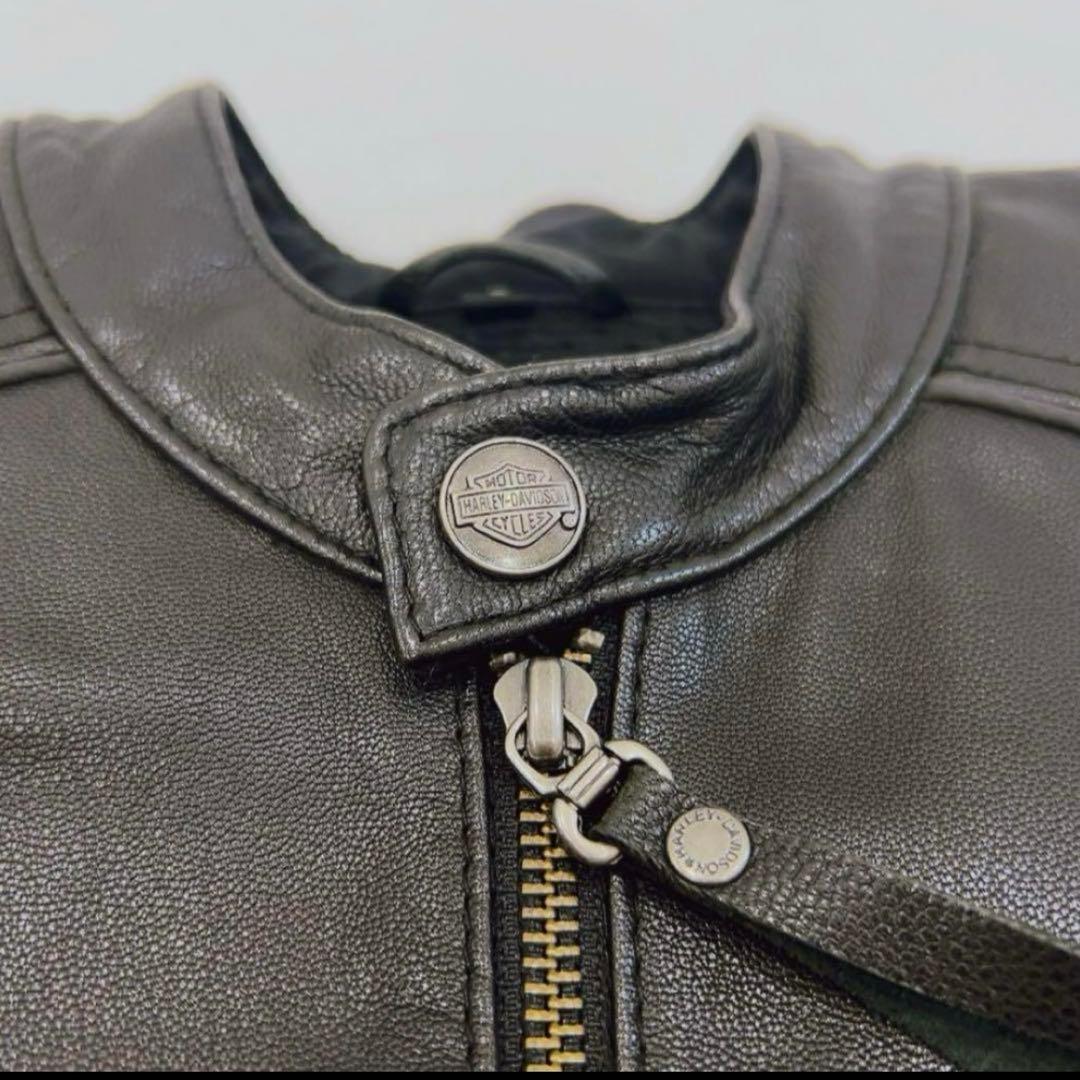 ハーレー　ライダースジャケット　シングル　ハーレーダビッドソン