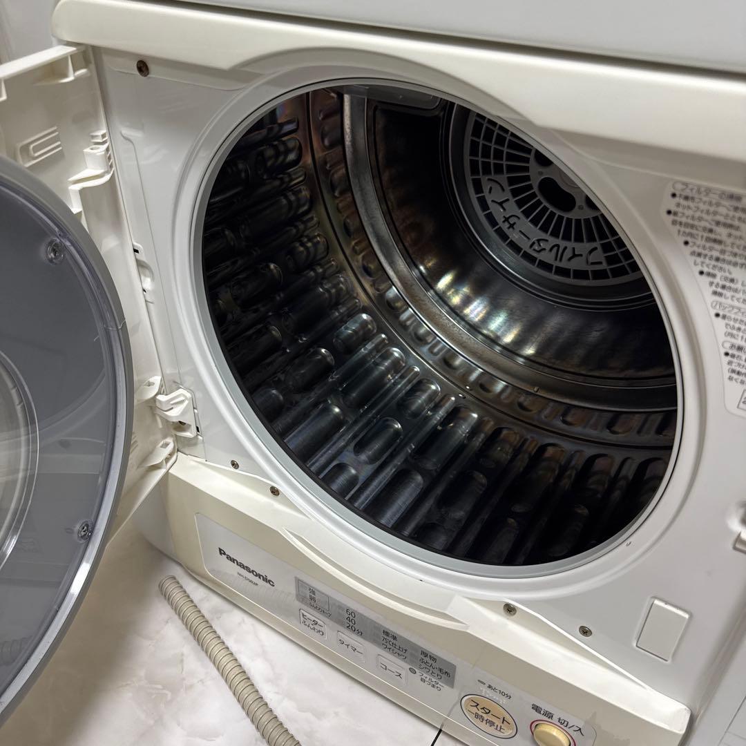 送料込 Panasonic 電気衣類乾燥機 5kg NH-D502P-W