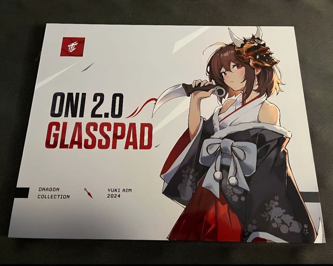 yukiaim Oni 2.0 ガラスマウスパッド