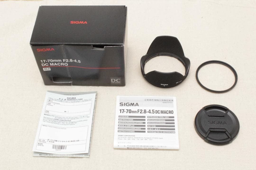 Nikon用　SIGMA DC 17-70mm MACRO HSM