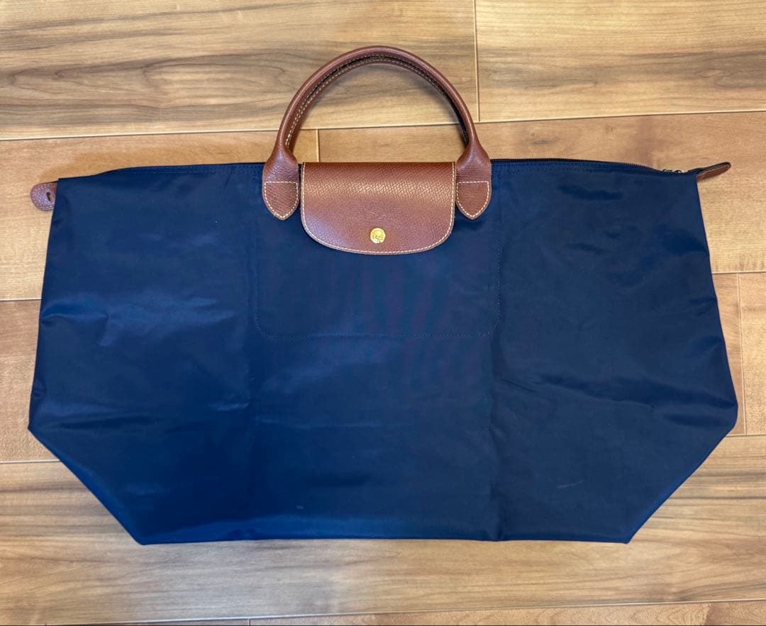 【即日発送可】ロンシャン ボストンバッグ ルプリアージュ XL ネイビー