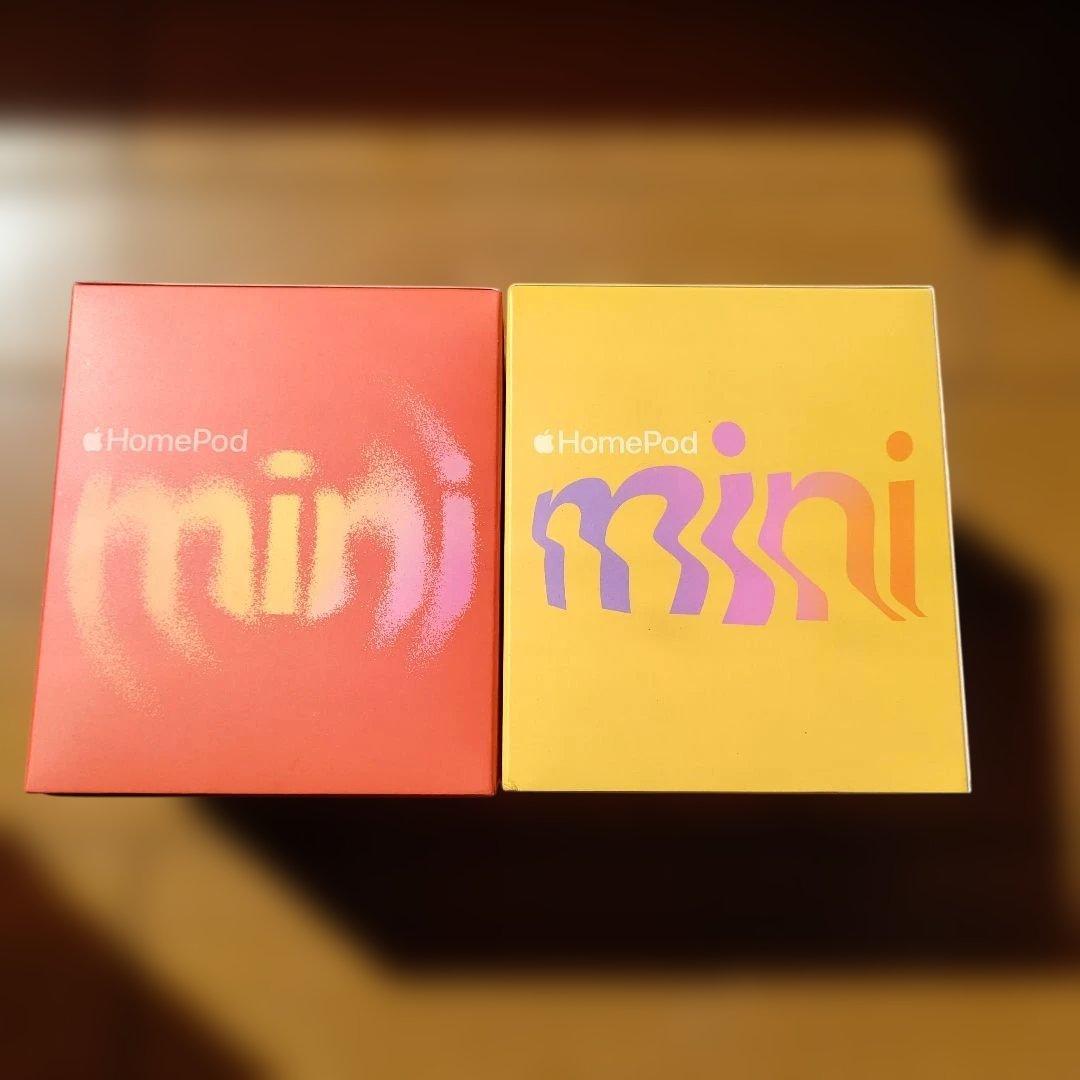 Apple Pod mini オレンジ×イエロー 2個セット 未使用品