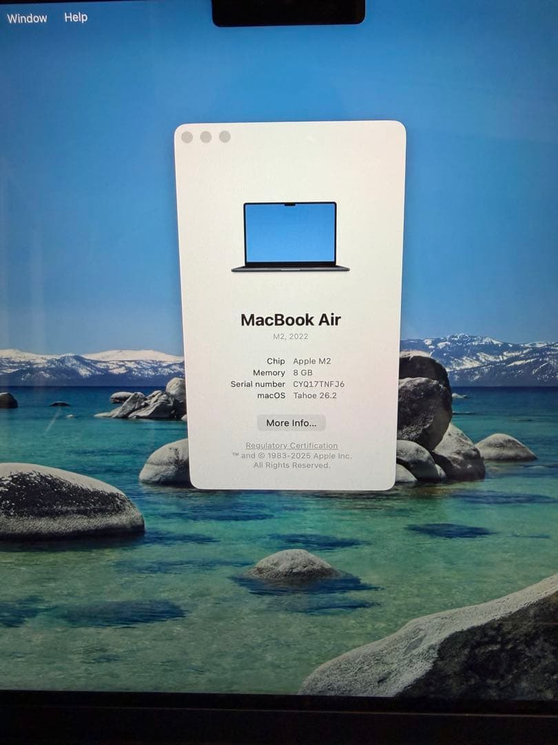 MacBook Air m2 8GB 256GB ミッドナイト