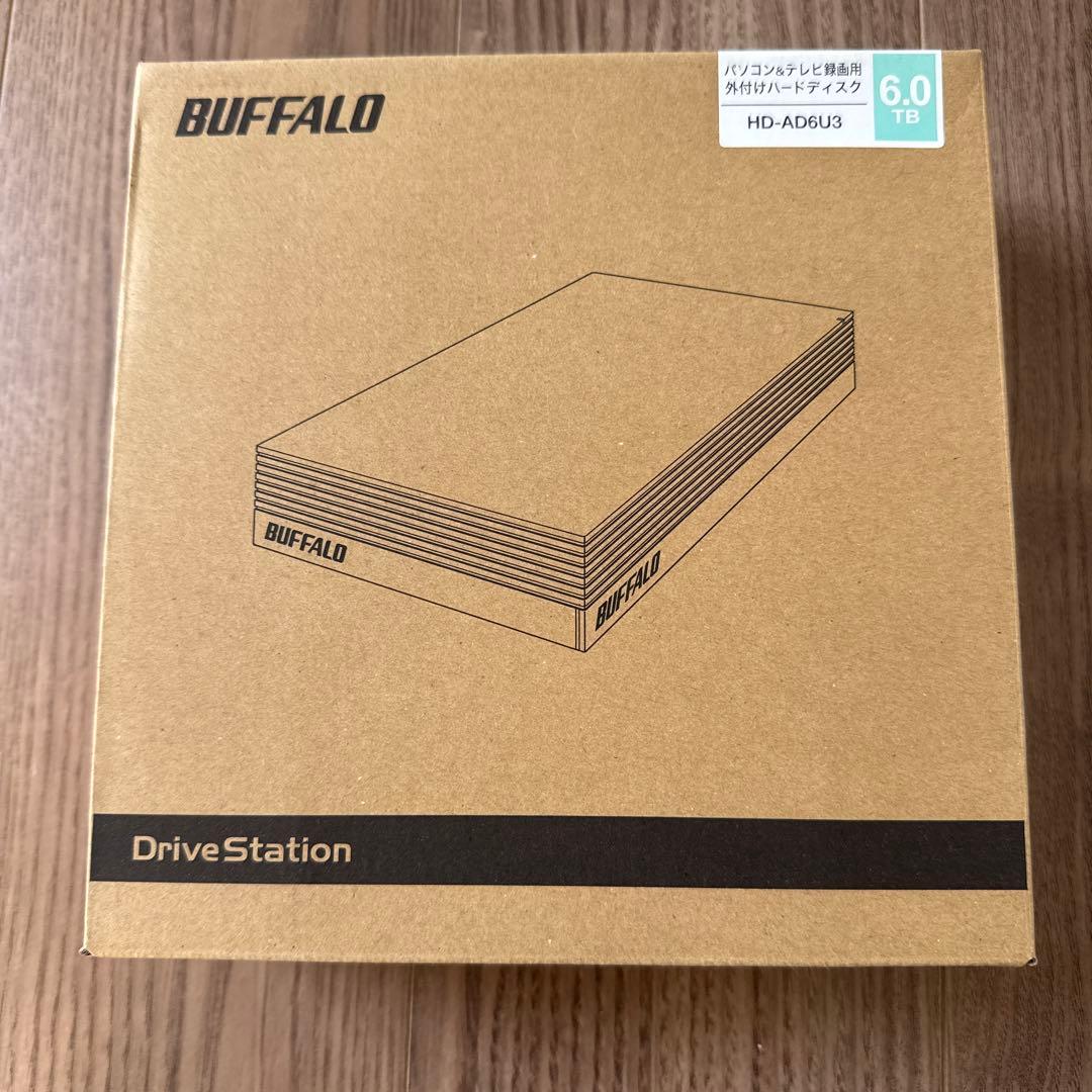 外付けハードディスク・ドライブ BUFFALO DriveStation HD-AD6U3 6.0TB