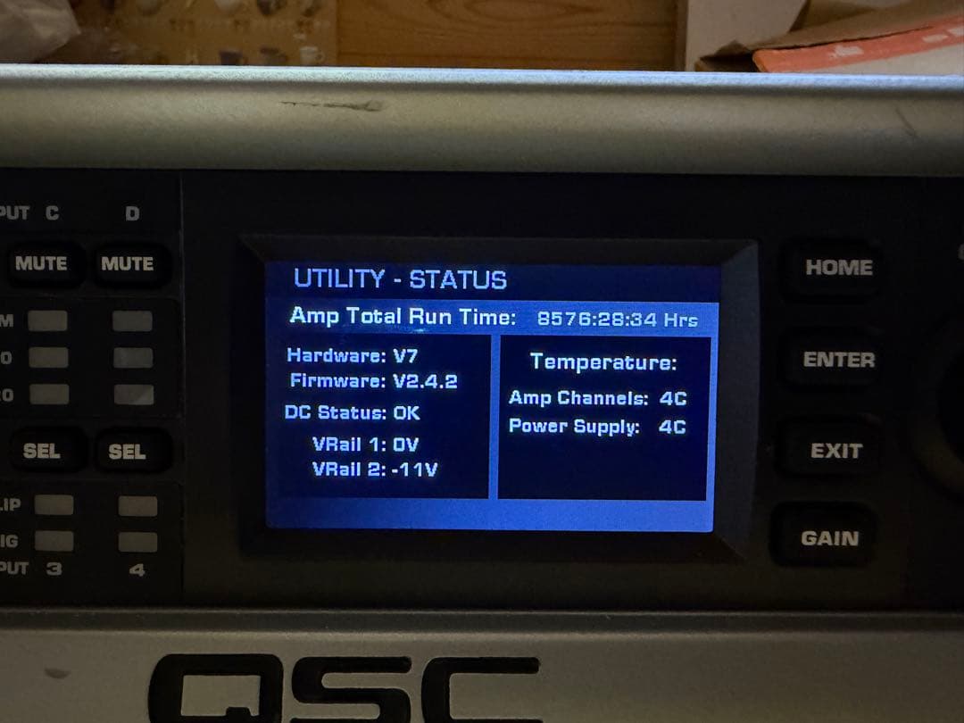 QSC PLD 4.2 プロセッサーアンプ 1600W