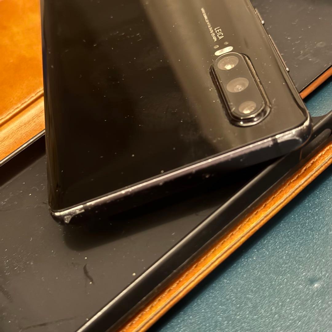 訳あり　レア　HUAWEI P30 黒　物理デュアルシム